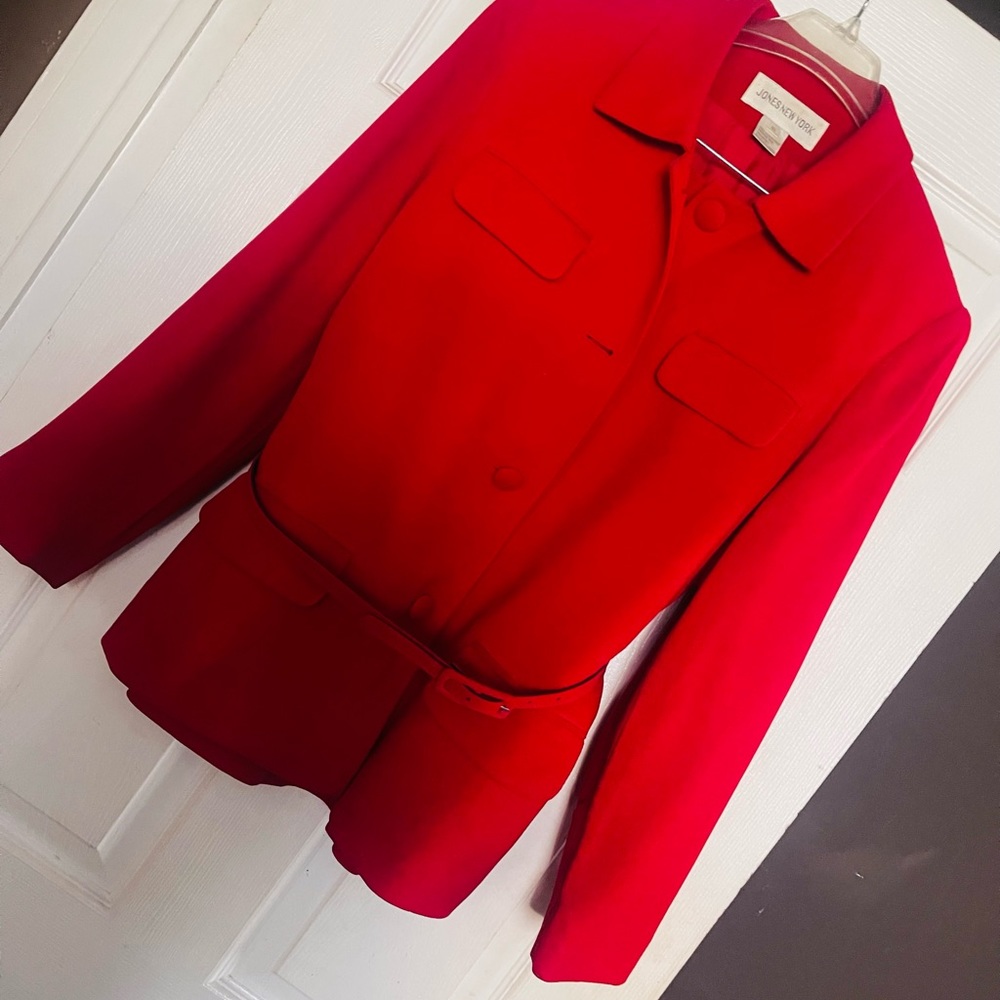 Timeless Jone New York Red Suit